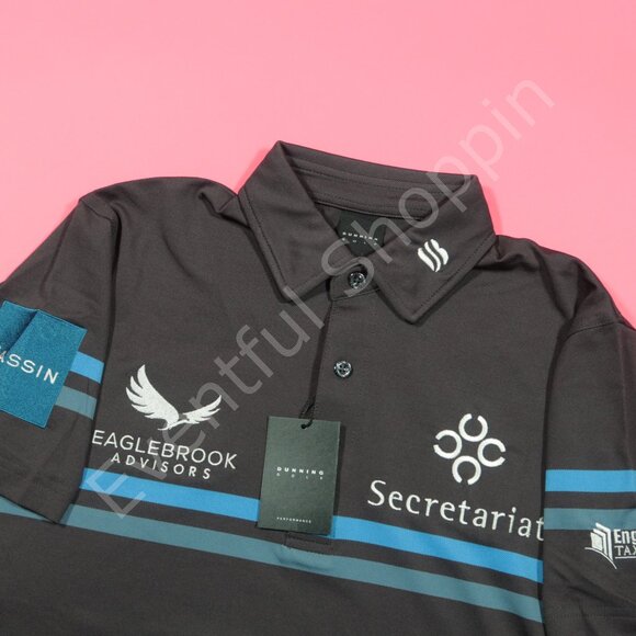 Denny McCarthy Polo Shirt Mens XL Gray Golf Pro Style PGA Dunning New - Picture 1 of 13
